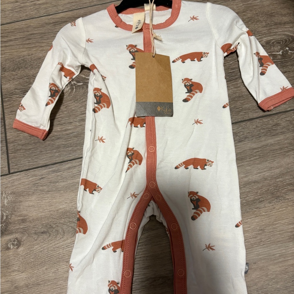 Kyte baby red panda romper